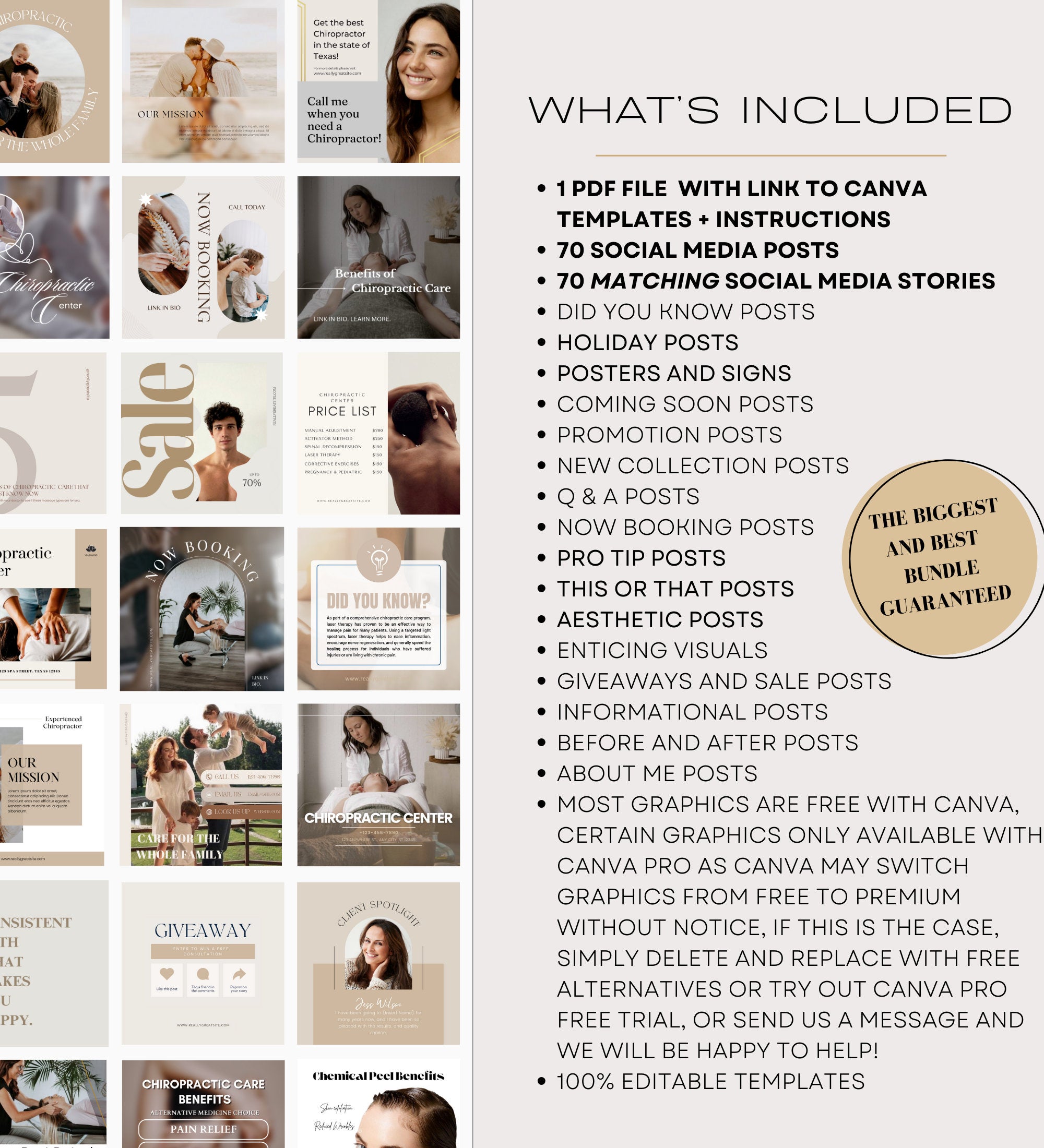 Chiropractor Instagram Posts | Chiropractor Digital Marketing | Social Media | Chiropractic Clinic Instagram | Social Media Instagram Posts