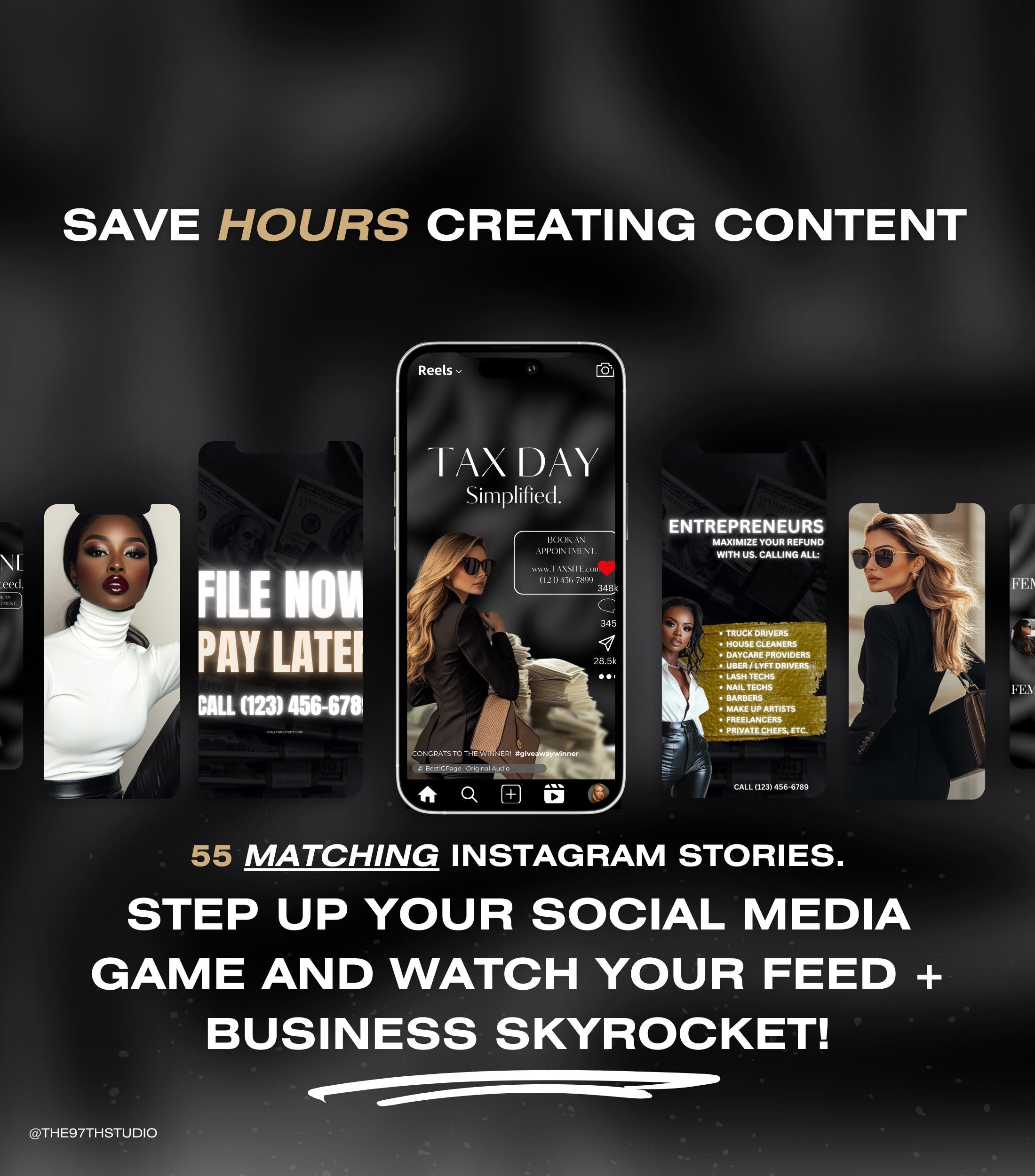 110 Tax Preparer Instagram Templates