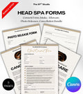 Headspa Business Forms, Headspa Consultation Forms, Headspa Therapy Aftercare, Consent Form, Aftercare Instructions, Photo Release Forms