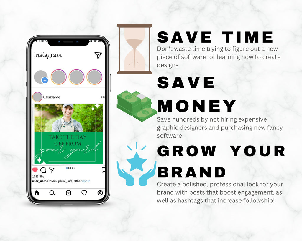 100+ Lawn Care Business Social Media TEMPLATES | Landscaper | Instagram Posts | Landscaper Social Media | Lawn Care Posts | Landscaping Post