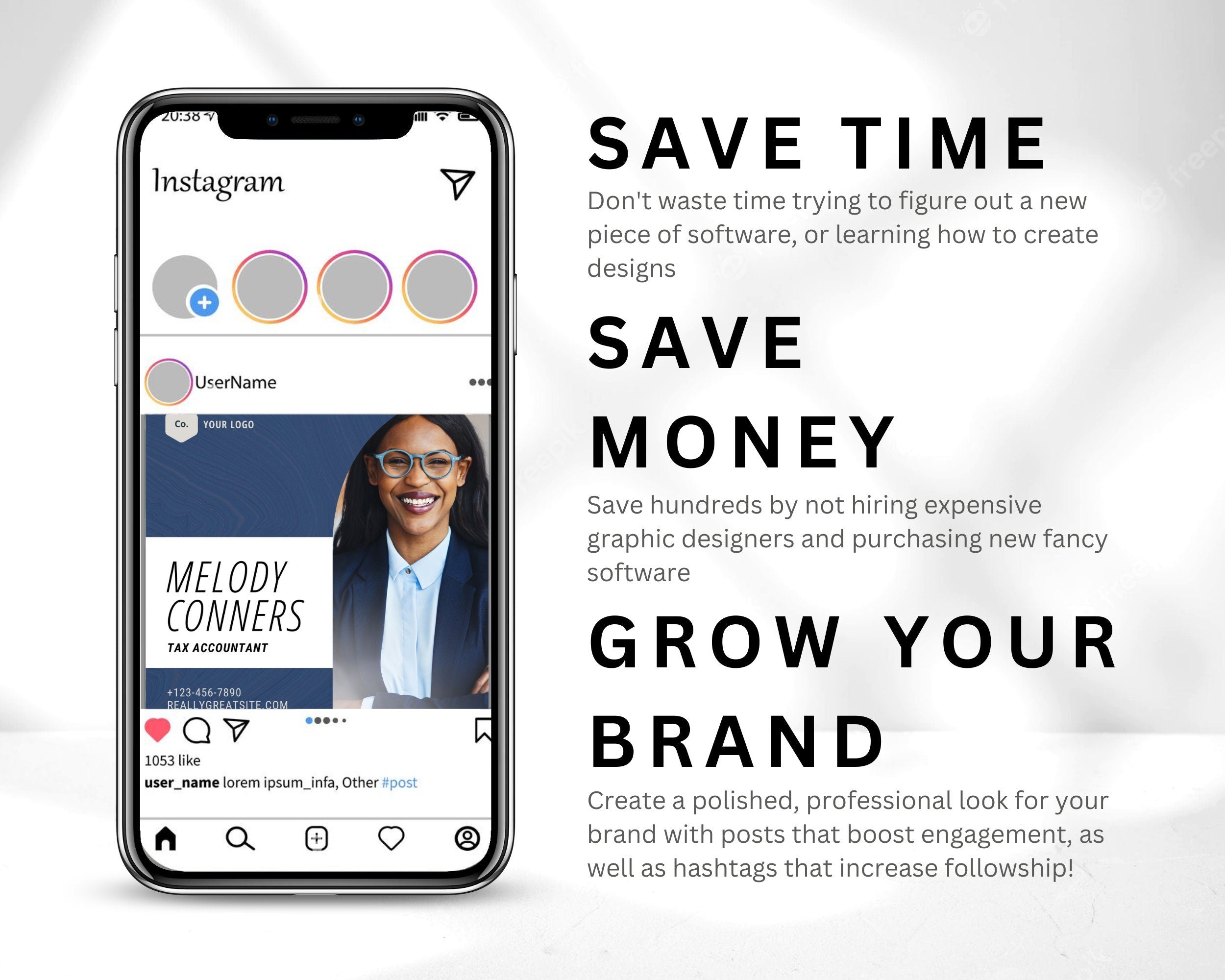 Tax Preparer Instagram Template Social Media BUNDLE, Tax Preparation Accounting Posts,Tax Prep Flyer,DIY Tax Posts,Tax prep engagement post