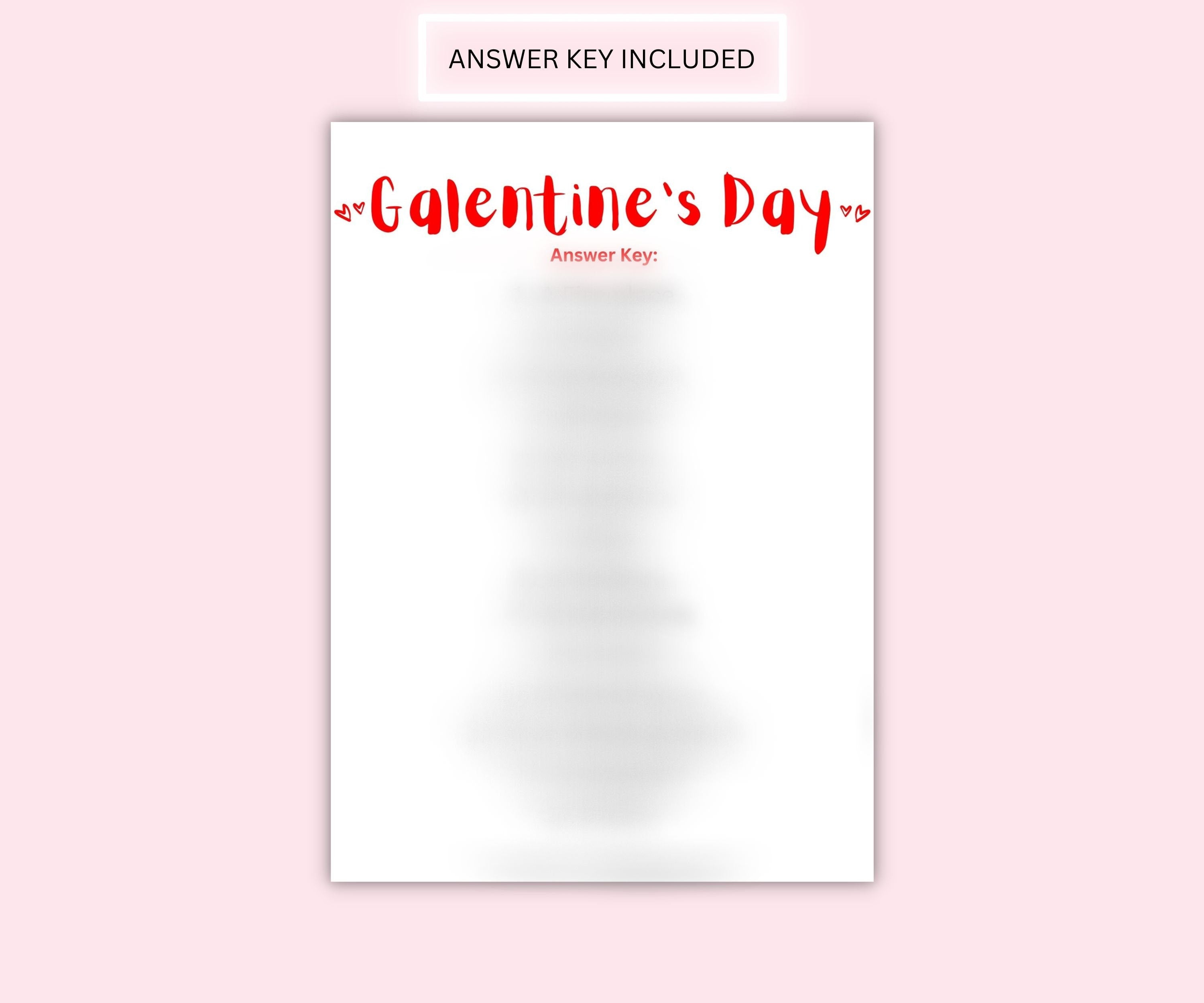 Galentine's Day Games Bundle, Printable Party Games (Digital Download)