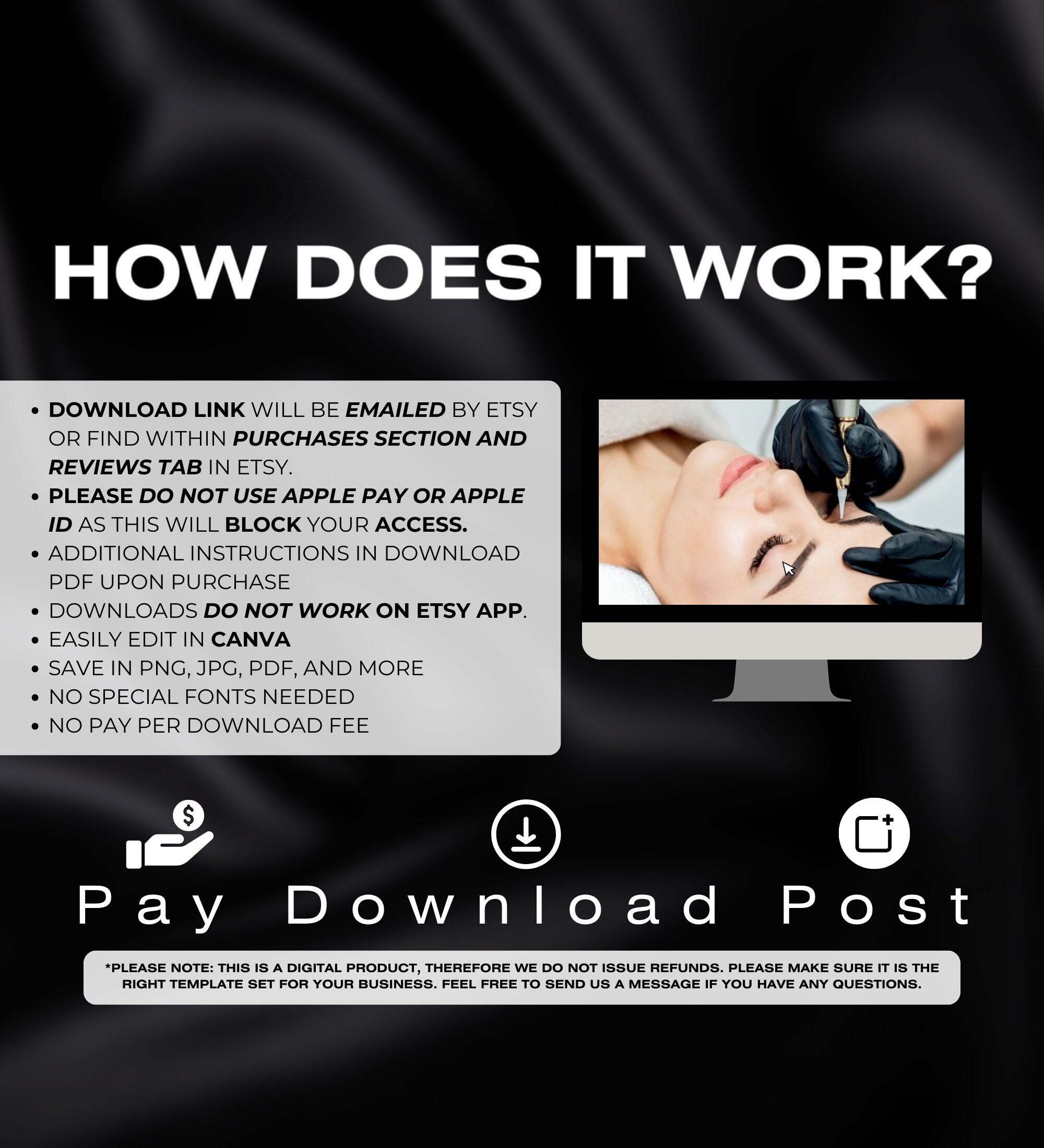 PMU Quotes Instagram Templates | Permanent Makeup Instagram Templates | Lip Blush Templates | PMU Social Media Post | PMU Brows Templates