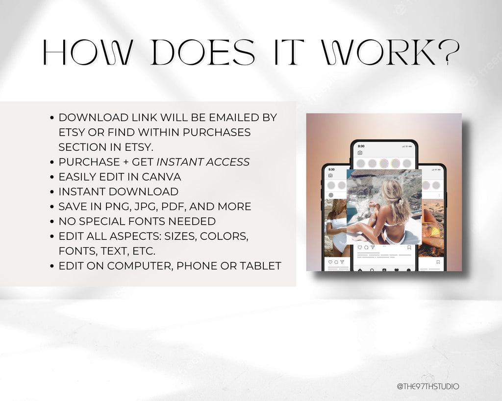240 Spray Tanning Instagram Templates | Spray Tan Instagram Posts | Spray Tan Social Media | Spray Tan Artist Templates |Spray Tan Marketing