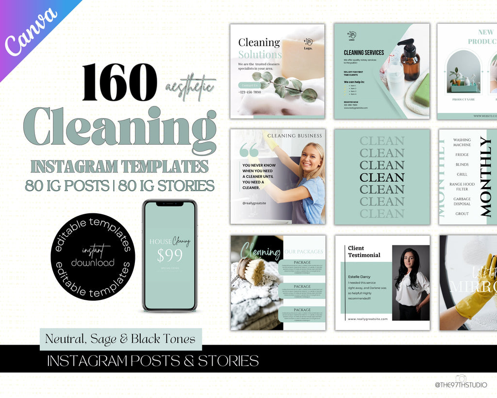 Cleaning Business Instagram, Professional Cleaner Marketing, Cleaning Instagram Templates, Business Social Media, Cleaning Business Content