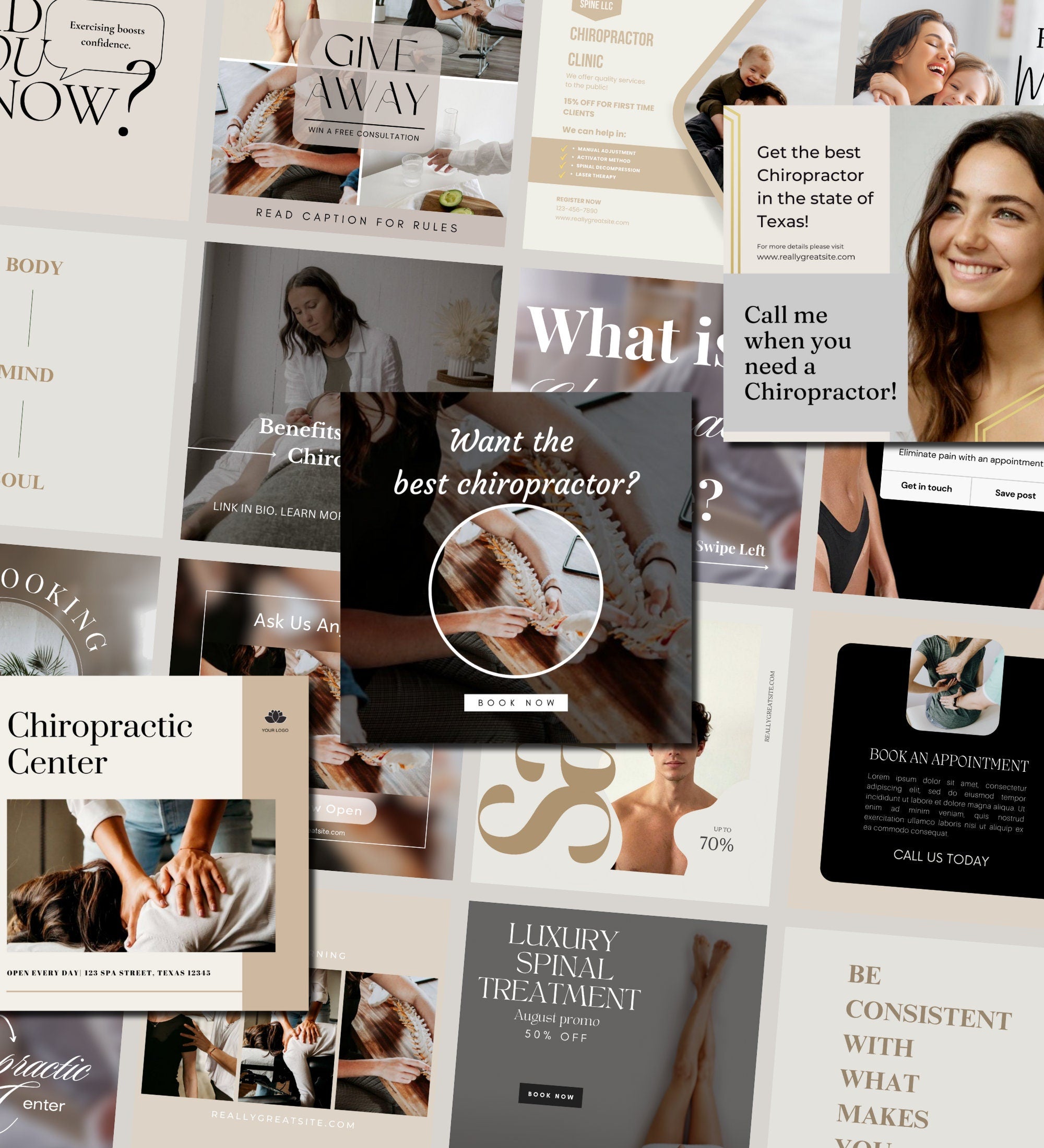 Chiropractor Instagram Posts | Chiropractor Digital Marketing | Social Media | Chiropractic Clinic Instagram | Social Media Instagram Posts
