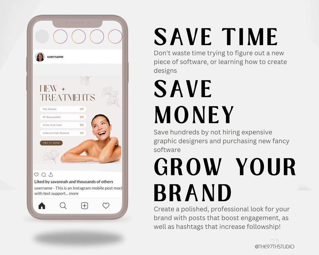 240 Spray Tanning Instagram Templates | Spray Tan Instagram Posts | Spray Tan Social Media | Spray Tan Artist Templates |Spray Tan Marketing