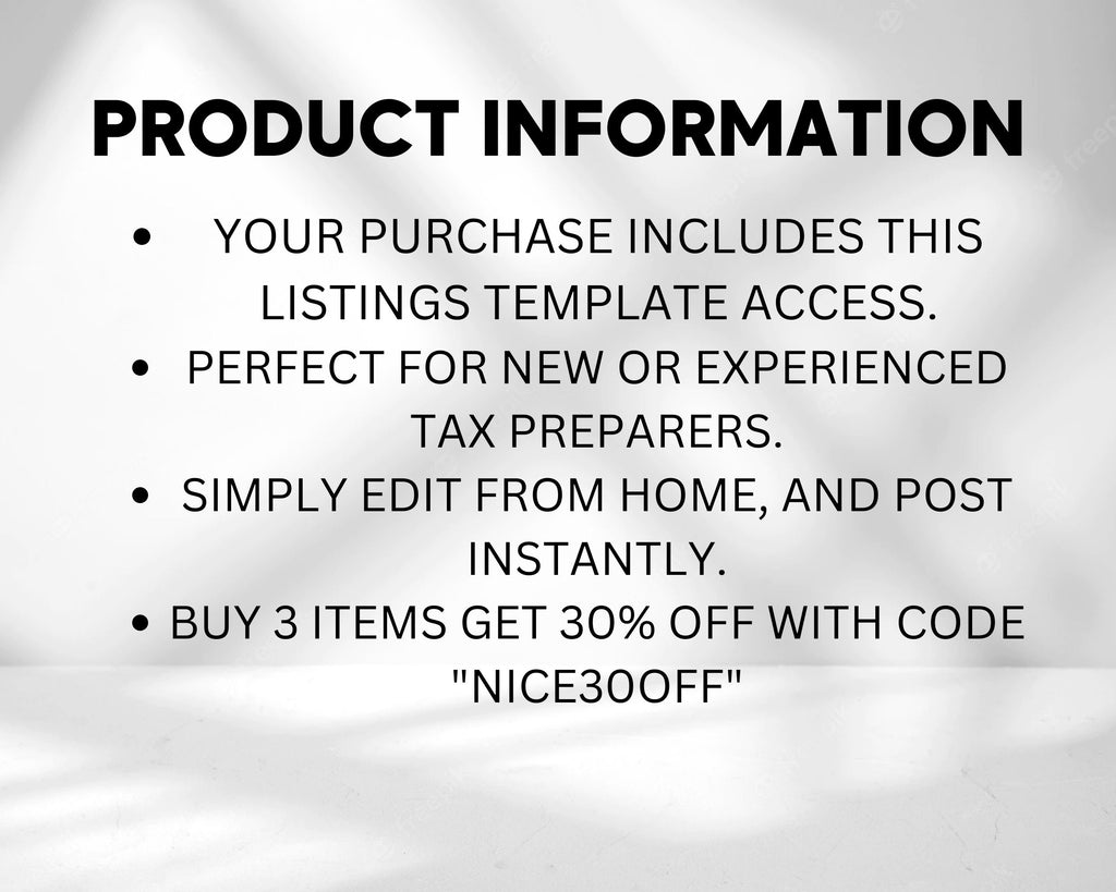 Tax Preparer Instagram Template Social Media BUNDLE, Tax Preparation Accounting Posts,Tax Prep Flyer,DIY Tax Posts,Tax prep engagement post