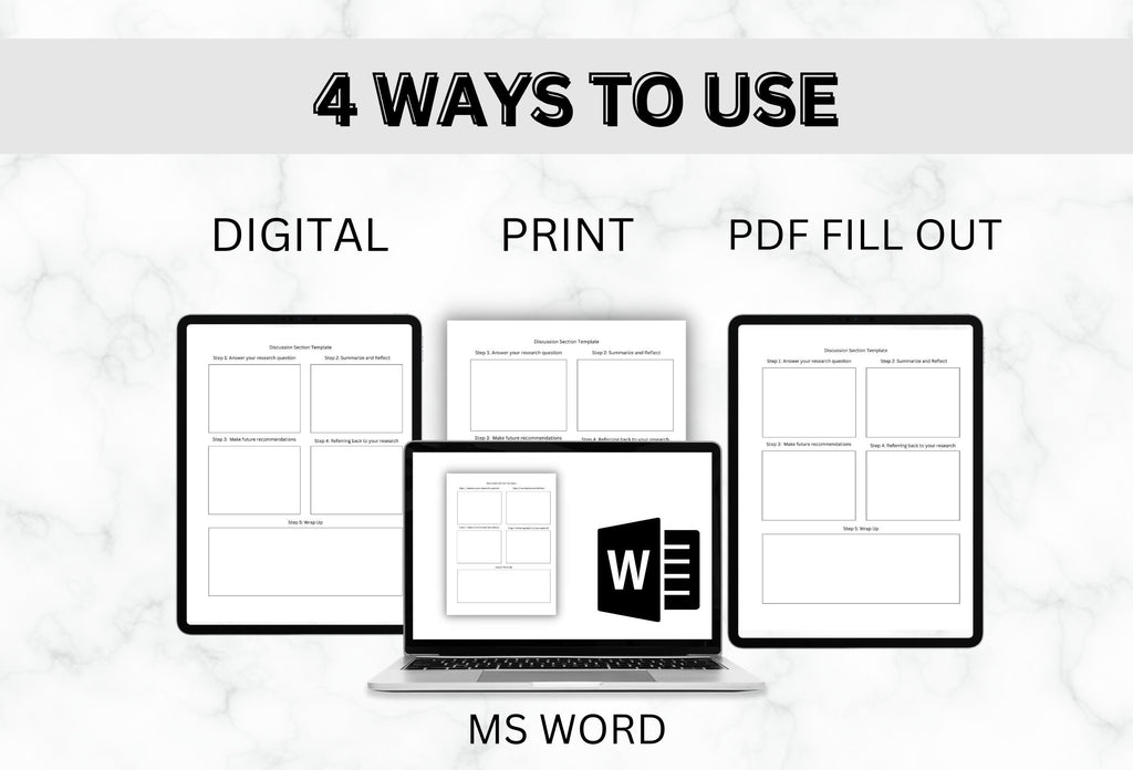 Dissertation Planner Printable | PhD Thesis Template (PDF)