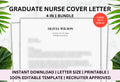Nurse Cover Letter Template, Pre-Written, Canva (Digital Download)