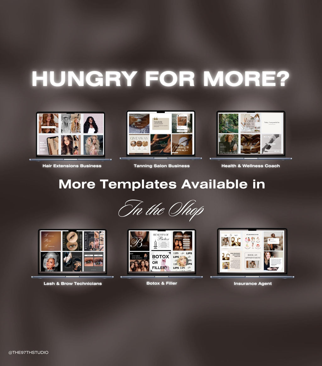 Luxury Head Spa Instagram Templates | Salon Social Media | Japanese Headspa Instagram Templates