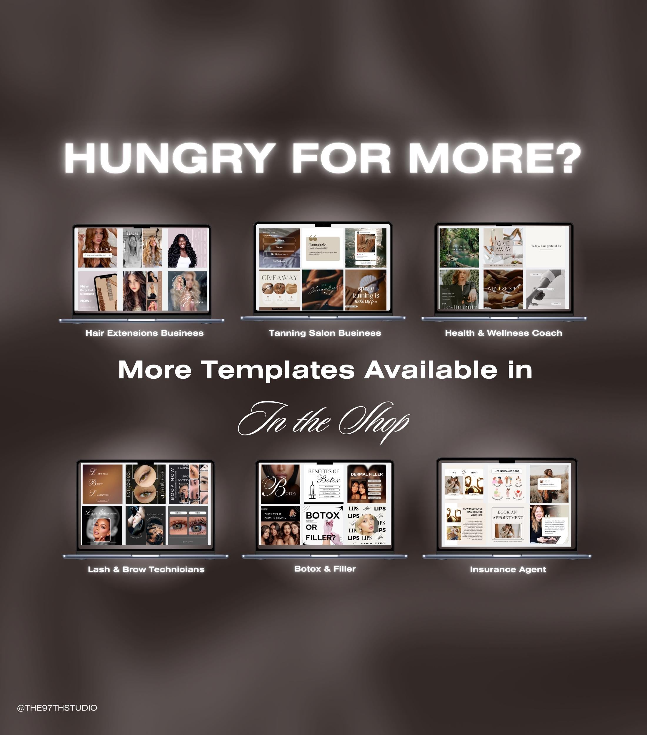 Luxury Head Spa Instagram Templates | Salon Social Media | Japanese Headspa Instagram Templates
