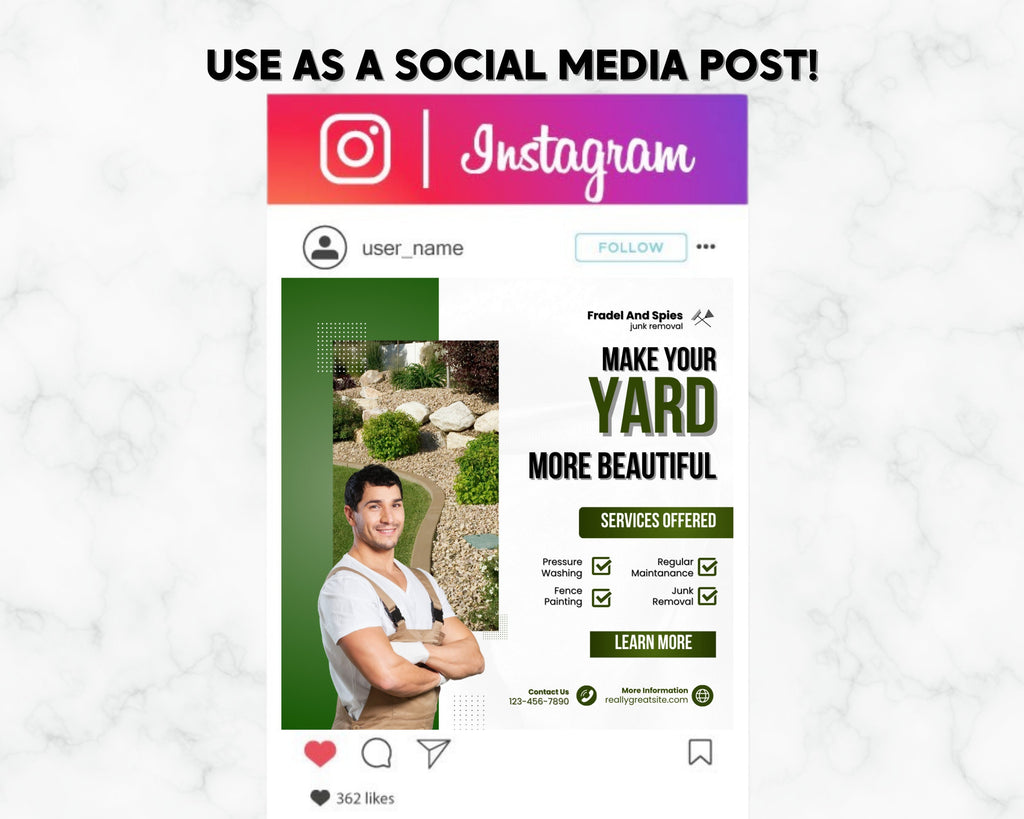 200+ Junk Removal Business Social Media Templates | Junk Removal | Junk Removal Business Social Media | Trash Removal Instagram Templates