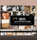 120 Acupuncture Instagram Post Templates | Canva Social Media (Digital Download)