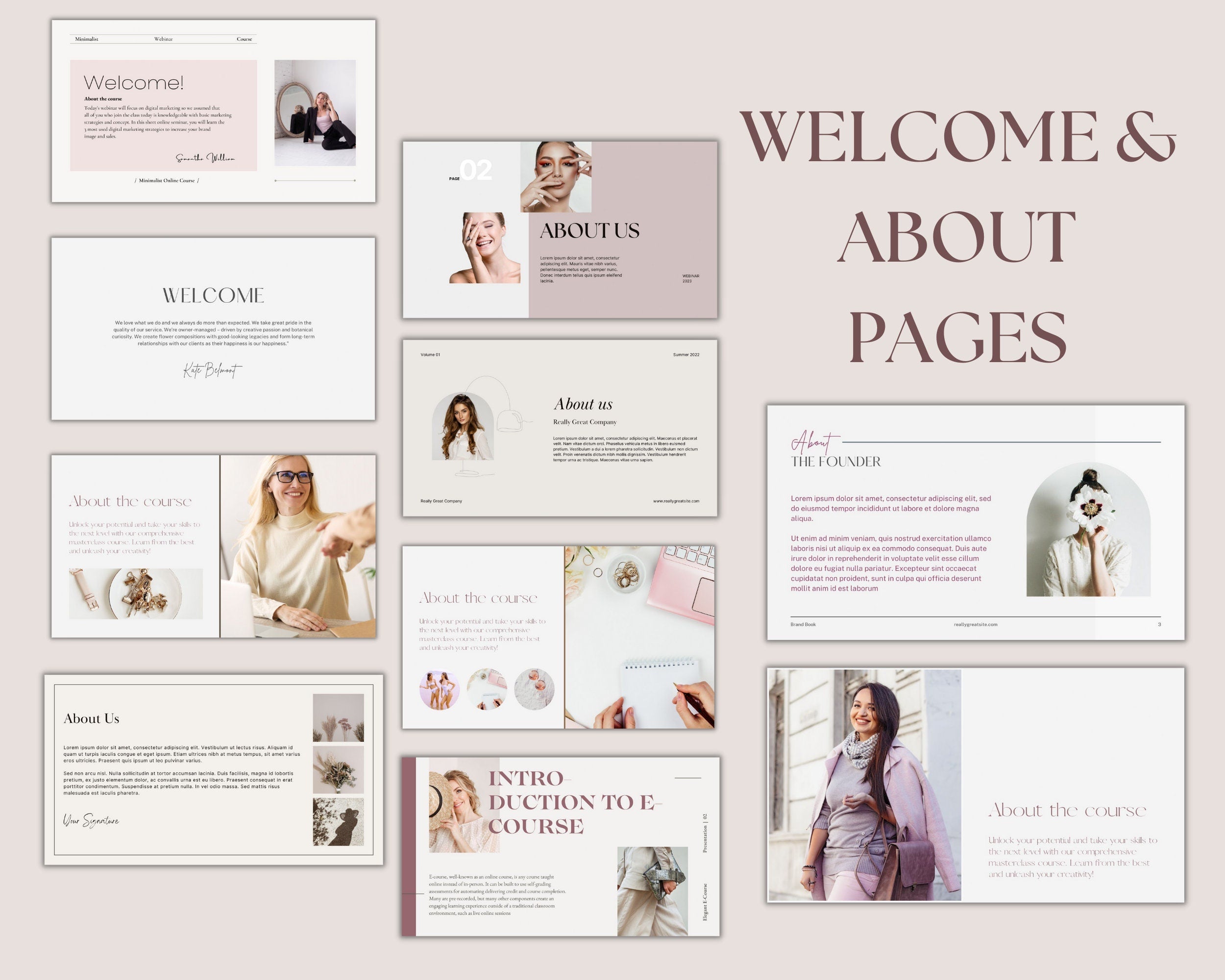 Webinar Slide Deck Canva Template, Pitch Deck Template, Course Slide Deck, Social Media Coach,  Coaching Webinar Template, Canva Slide Deck