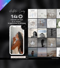 140 Therapist Instagram Templates | Mental Health Instagram Templates | Psychologist Posts | Counseling IG Posts | Social Media Marketing